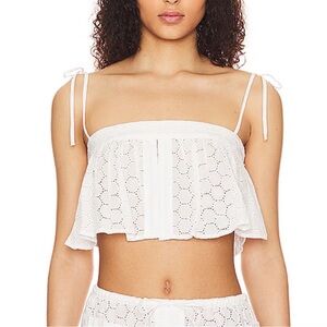 Lovers and Friends Fiona Top in White Size XS